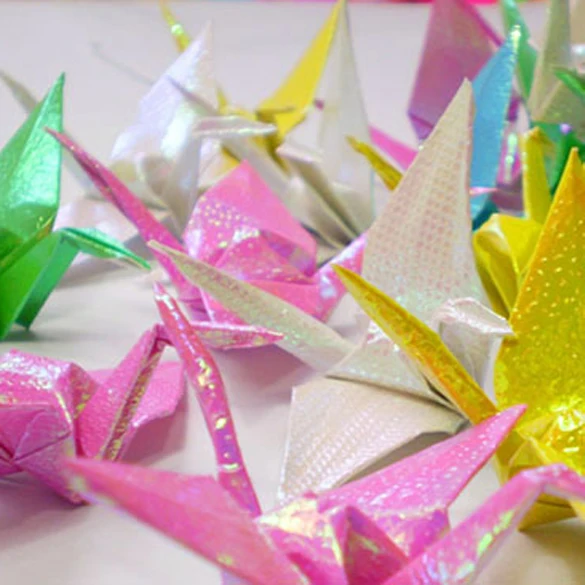 Блестящая бумага сверкающая блестящая счастливая птица лодка животное звезда