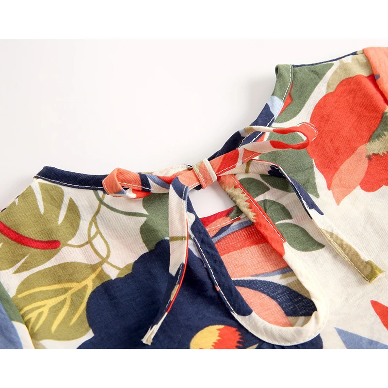 2019 новая детская одежда принцессы из чистого хлопка с короткими рукавами летнее