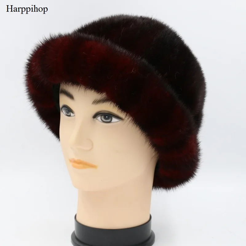 Шапки в стиле Harppihop 100% дюйма Ранняя шляпа модные женские шапочки для девушек