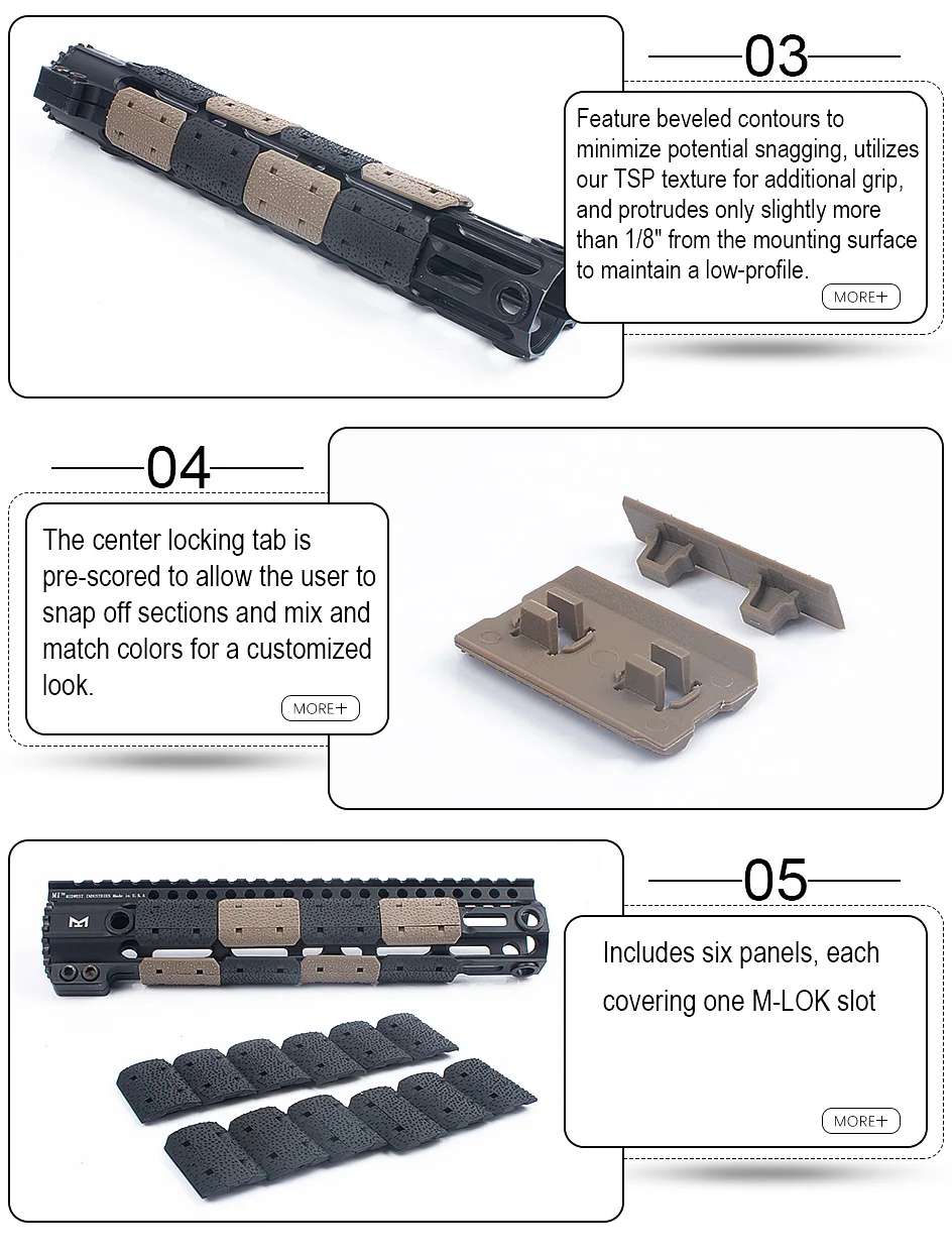 WADSN тактические Mlok железнодорожные Чехлы 12 шт./компл. M-LOK Тип 2 железнодорожные Чехлы для mlok Handguard Weaver Picatiny MP02028 принадлежности для охоты