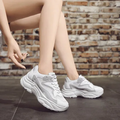 Женские кроссовки новинка 2019 tenis feminino женская обувь на платформе шнуровке