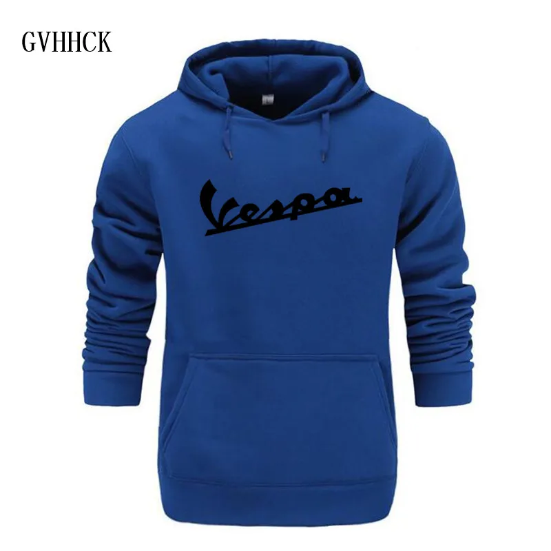 Весна, новая мужская одежда с капюшоном, хлопок, Vespa, толстовки, свитера, мотоциклетные, повседневные, зимние куртки