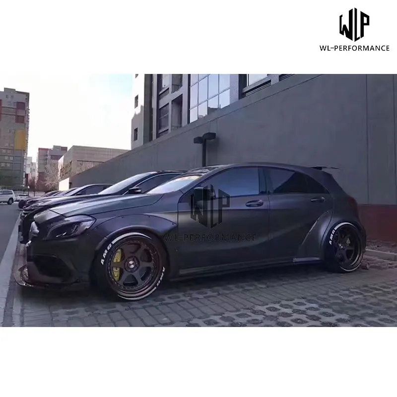 W176 высокое качество FRP Неокрашенный комплект для кузова автомобиля