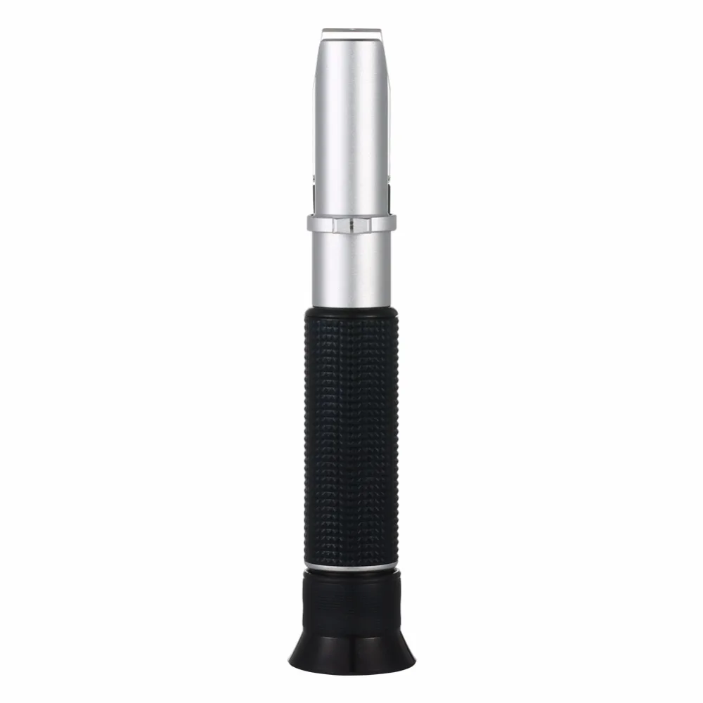 0-32 Brix Refractometer Sugar Beer ATC Spirits Tester Alcohol(single scales) Adjustable Manual Focusing Aluminum | Инструменты