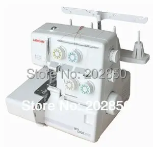Janome 204D многофункциональная оверлочная швейная машина с 3/4 резьбой, украшенная краем, разные подарочные лапки, гарантия 1 год