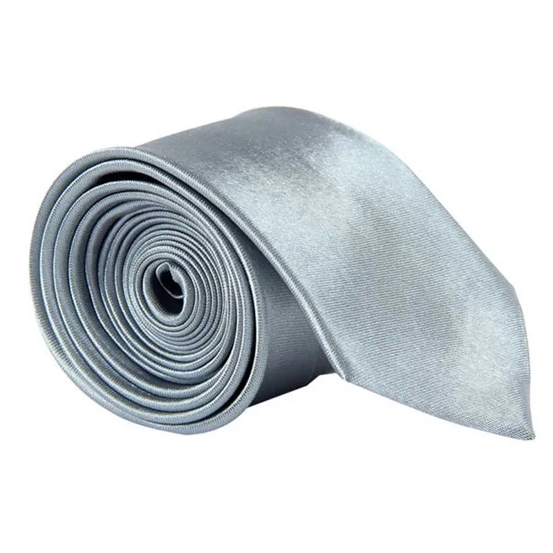 Light Grey Мужские галстуки однотонные галстуки тонкие дизайнерские модные 8 см Съемный воротник свадебные рубашки аксессуары Распродажа - Color: Light Grey