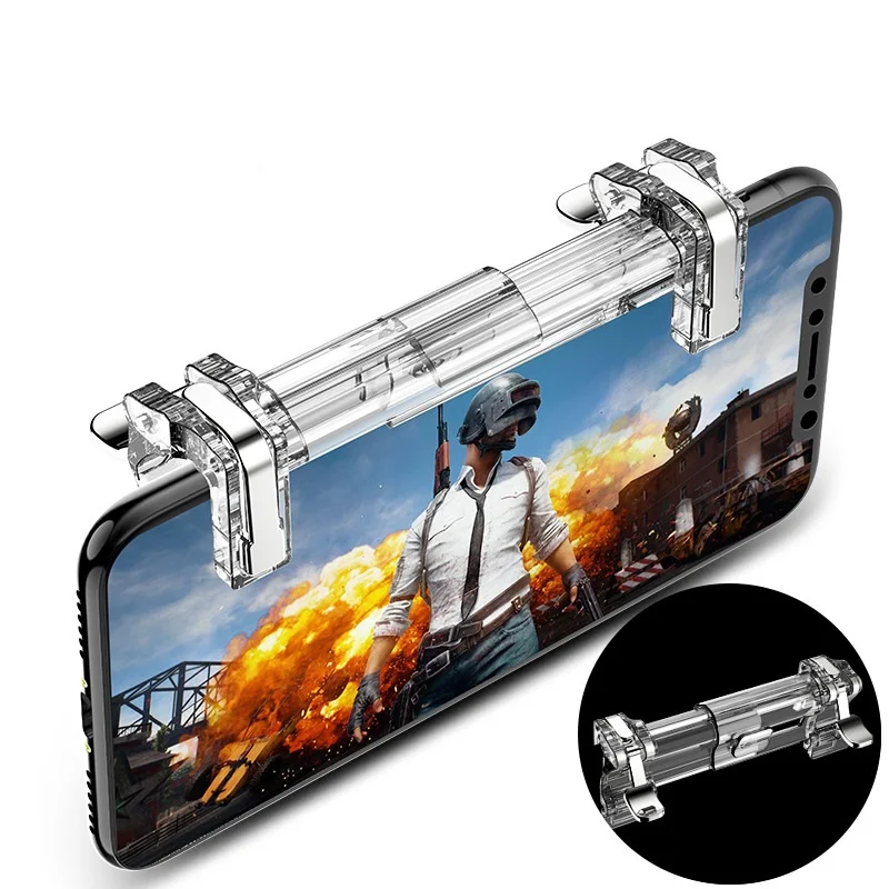 Универсальный аксессуар для смартфонов геймпад сенсорный Aim Shooter триггер Кнопка огня мобильные игровые Джойстики контроллер Набор инструментов - Цвет: K8