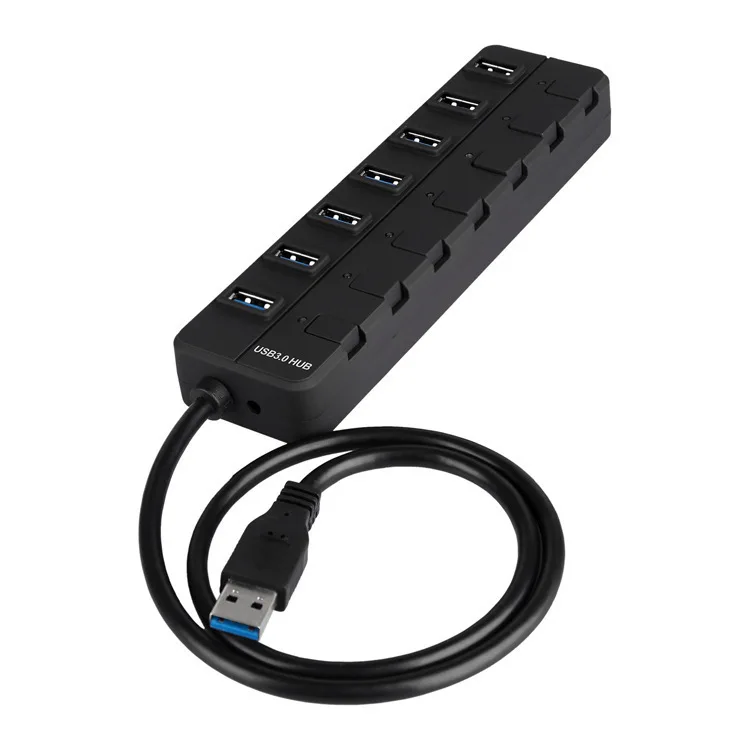 OHANEE автомобильное USB зарядное устройство type-C концентратор 3,0 4 порта высокоскоростная розетка 5 Гбит/с Автомобильный usb разветвитель 4 в 1 разъем