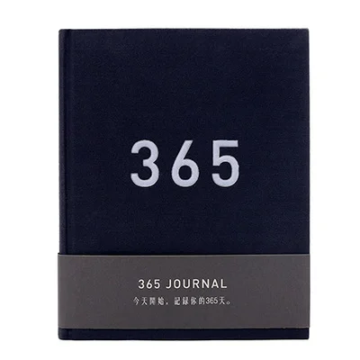 LENWA My Year Planning Book notebook 365 ткань блокнот дневник 1 шт - Цвет: NAVY BLUE PLUS