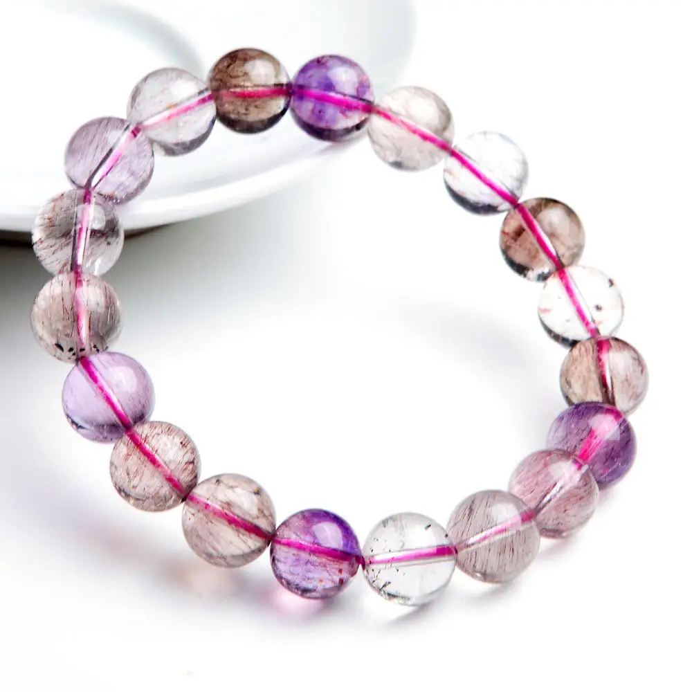 Браслет из натуральных круглых бусин 10 мм AAA|aaa bracelet|aaa daaa beads |