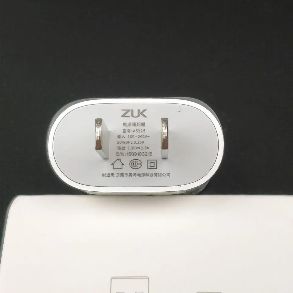 Original lenovo zuk Charger Z1 Z2 Pro A5325 Mobile phone QC 3.0 Fast Quick Charge wall Adapter Usb Type C Data Cable | Мобильные