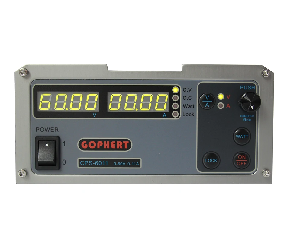 CPS-6011 60V 11A Precision PFC компактный цифровой Регулируемый источник питания постоянного
