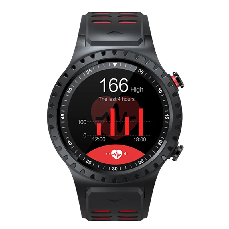 Red North Edge gps спортивные часы Bluetooth Вызов мульти-спортивный режим компас высота открытый бег музыка Смарт часы пульс - Цвет: Red