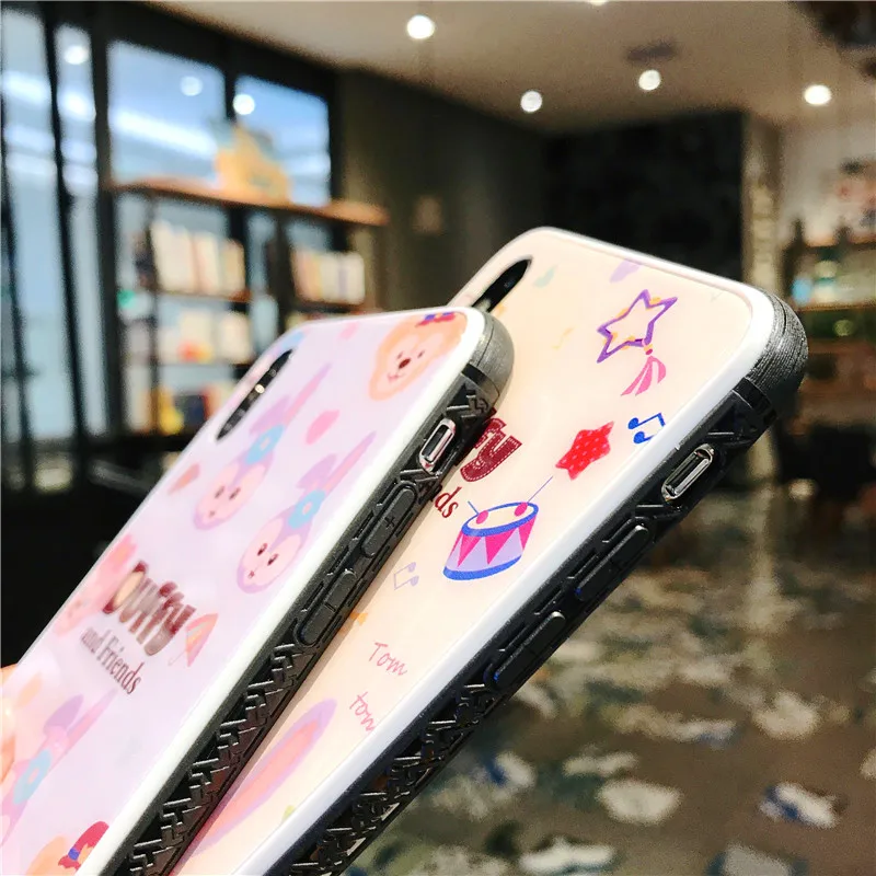 Чехол для iphone 6 7 8 plus X XR XS MAX 11 11pro Max чехол из закаленного стекла для телефона