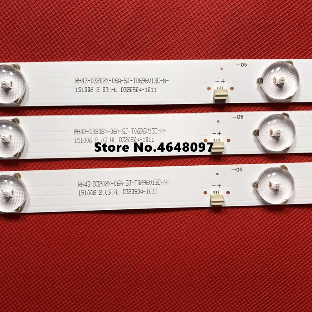 Новая светодиодная подсветка для 32 дюйма полосы LE-8822A SJ.HL.D3200601-2835BS-F 6v 6 лампа