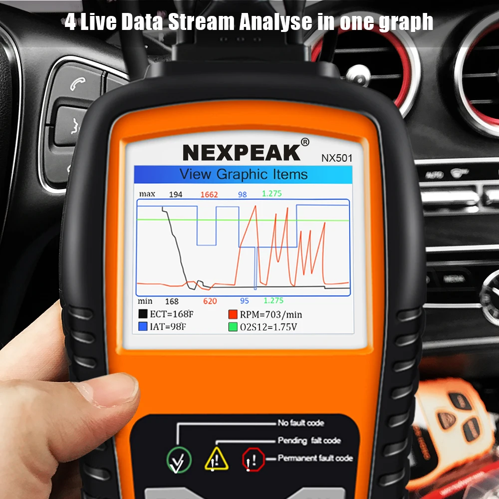 2018 лучшие OBD2 Авто сканер NX501 ОДБ 2 автоматический диагностический автомобилей в