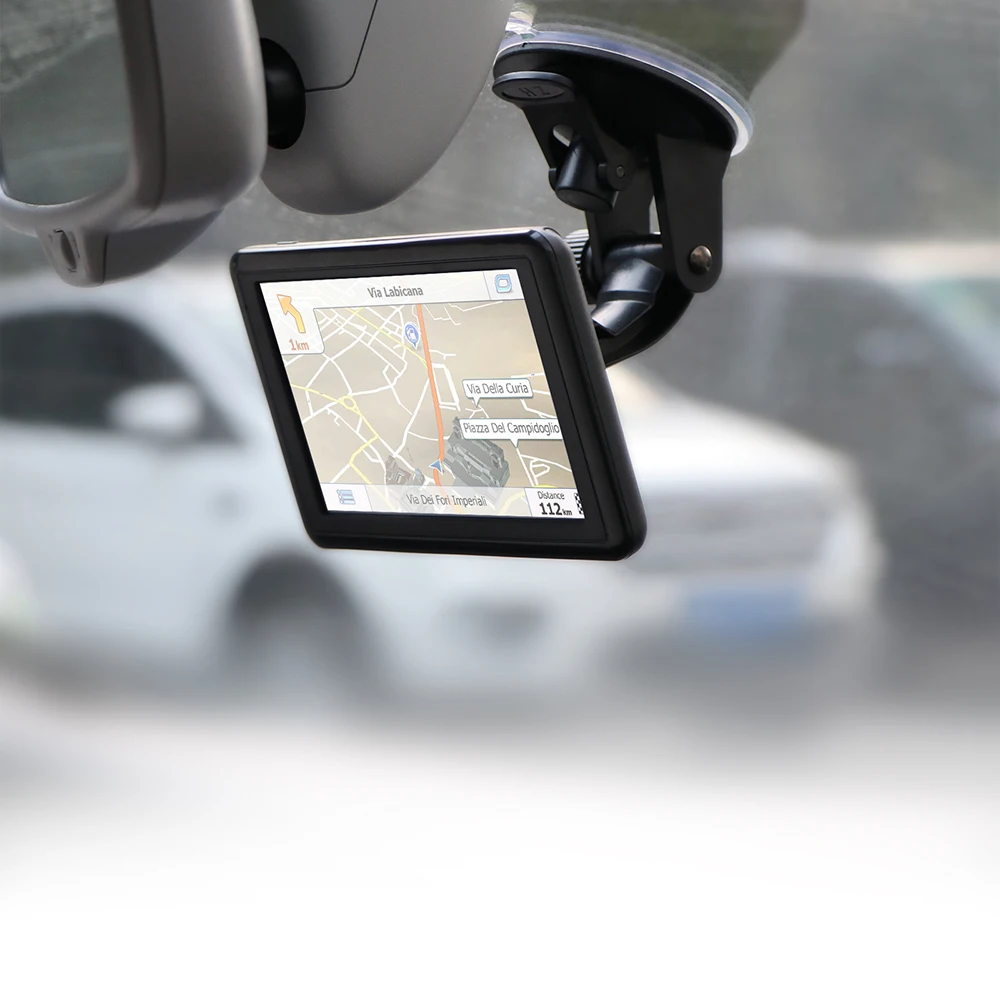 5-дюймовый автомобильный GPS-навигатор с FM-передатчиком ЦП 128M 8 Гб ПЗУ бесплатные