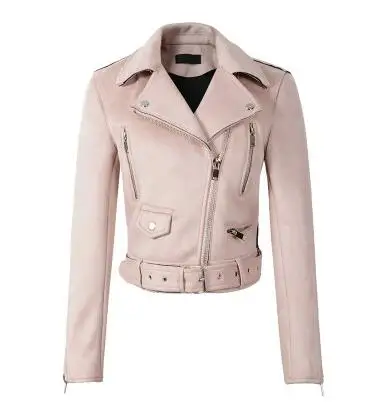 2018 новинка осень зима женские Мягкие Замшевые Куртки и пальто из искусственной