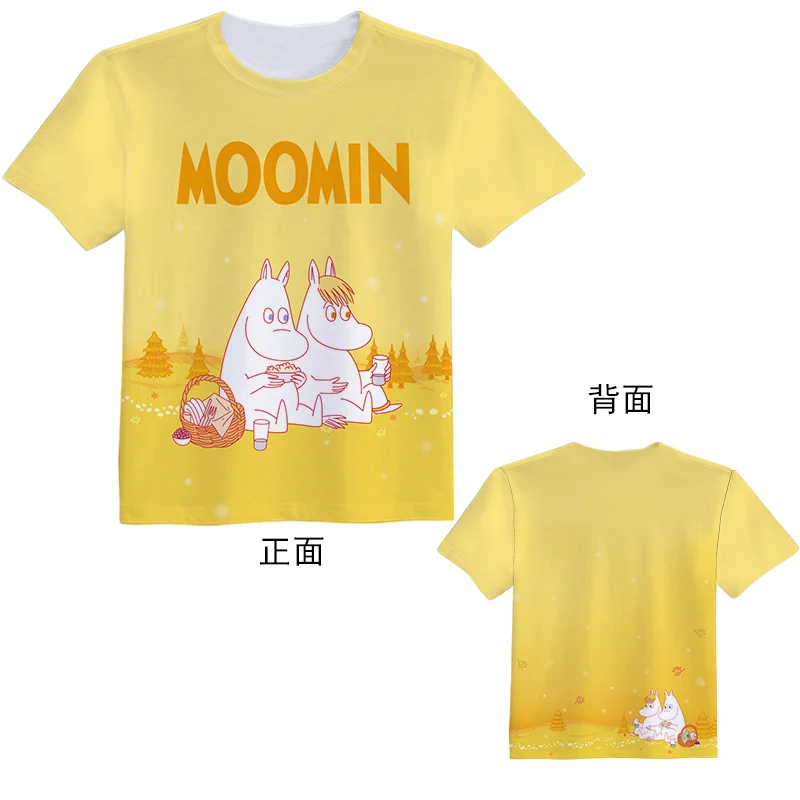 Moomin/Милая футболка Amy Slich Little My, футболка с короткими рукавами в стиле Харадзюку, уличная одежда в стиле аниме, Толстовка на заказ, футболка из модальной ткани