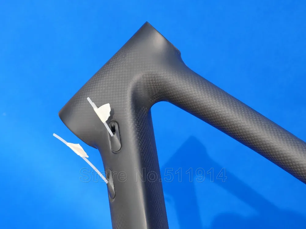 Полностью карбоновая глянцевая/матовая велосипедная Рама Cyclocross только 51 см 53 55