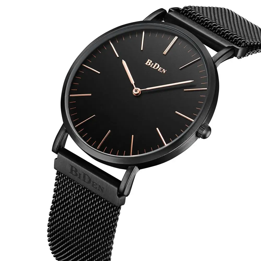 Модные минимализм повседневные часы мужские уникальные магнитные пряжки