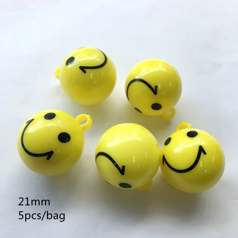 Акриловые Висячие бусины Meideheng со смайликом для изготовления ювелирных