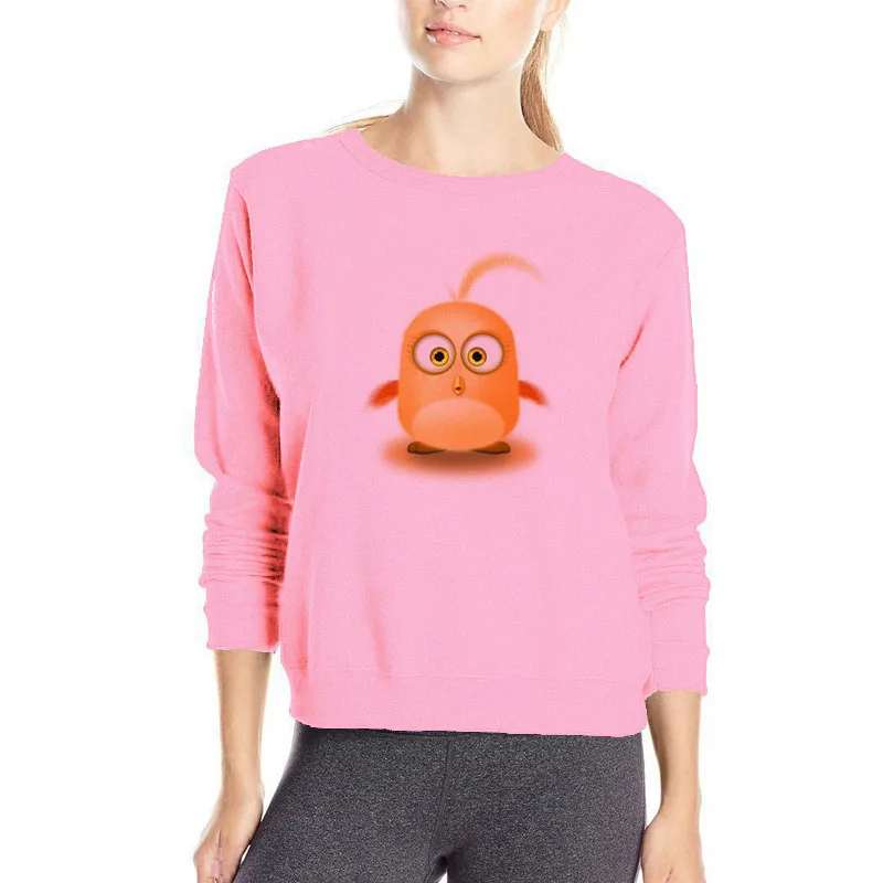 

Funny bird yellow hoodies cheap sale good quality cotton sweatshirts long sleeve casual hoody women cute chick jacket hoodie