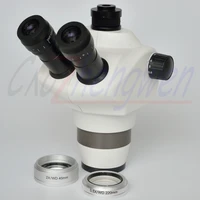 fyscope 8x 50x 4x 100x stereo zoom parfocal trinocular microscope body