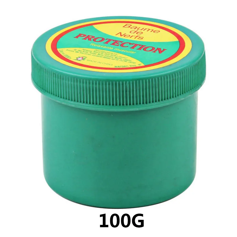 100g 30 г/100 г зеленая мазь пластырь анти-зуд укусы комаров зуд репеллент эфирный бальзам прохладное освежающее масло снимает боль - Цвет: 100g