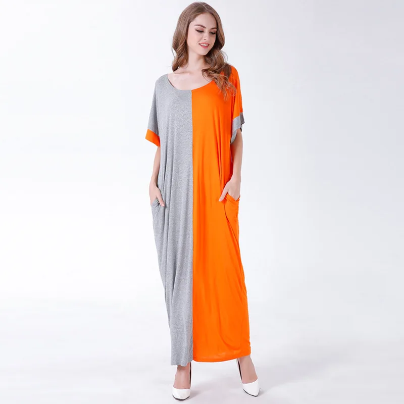 Мусульманская женская длинная ночная рубашка платье макси Abaya Jalabiya