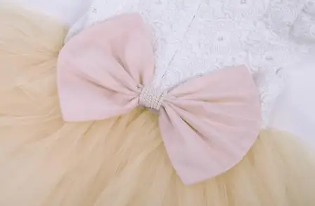 Платье с цветочным принтом для девочек белое кружевное платье принцессы