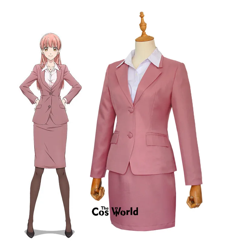 Wotaku ni Koi wa Muzukashii Momose Narumi женский деловой костюм рабочая одежда пальто рубашка