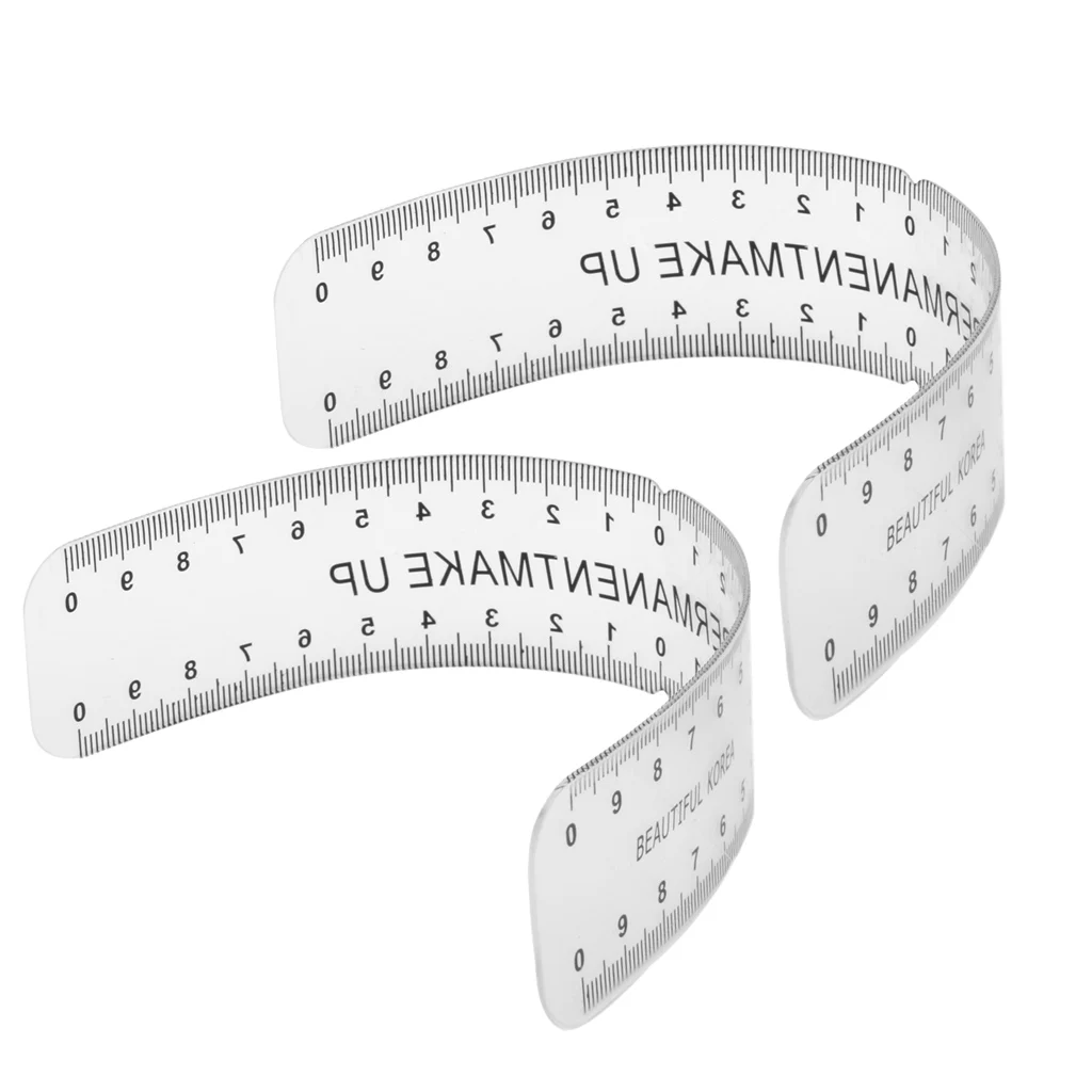 2 шт многоразовые для бровей формирующий трафарет ухода линейка Макияж