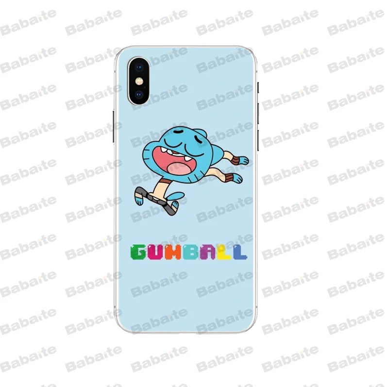 A11 Babaite удивительный мир Gumball персонализированный Чехол для телефона с принтом для iPhone 5 5S 6S 6plus 7 7plus 8 8Plus X Xs MAX XR - Цвет: A11