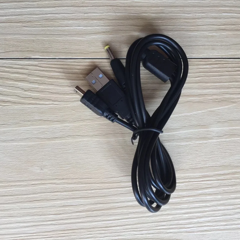 FZQWEG 10 шт. 2 в 1 Зарядное устройство USB кабель для PSP 1000 2000 3000 3001 3004 | Электроника
