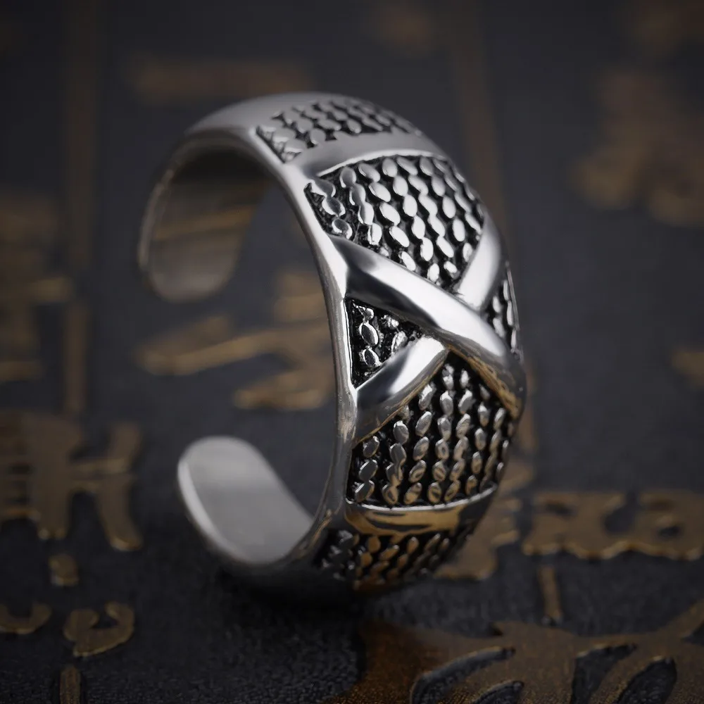 Titanium steel men's ring fashion swagger rock gothic American and European punk.514 | Украшения и аксессуары