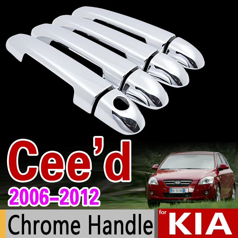 Комплект хромированной обшивки ручки для KIA Ceed 2006 2012 ED Cee d 'd 2007 2008 2009 2010 2011