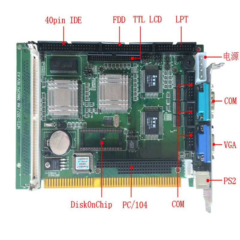 SBC 357/4M AAEON Промышленная материнская плата со встроенным процессором ALi M6117C