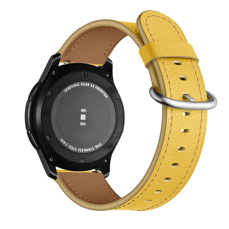 Ремешок из натуральной кожи для Samsung Galaxy Watch 46 мм новейший браслет Gear S3 claaain Frontier 22 |