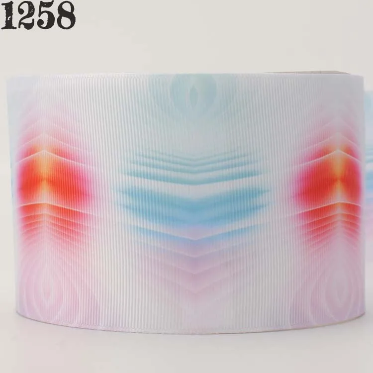 10 ярдов-Различные размеры градиентная цветная лента с принтом корсажная