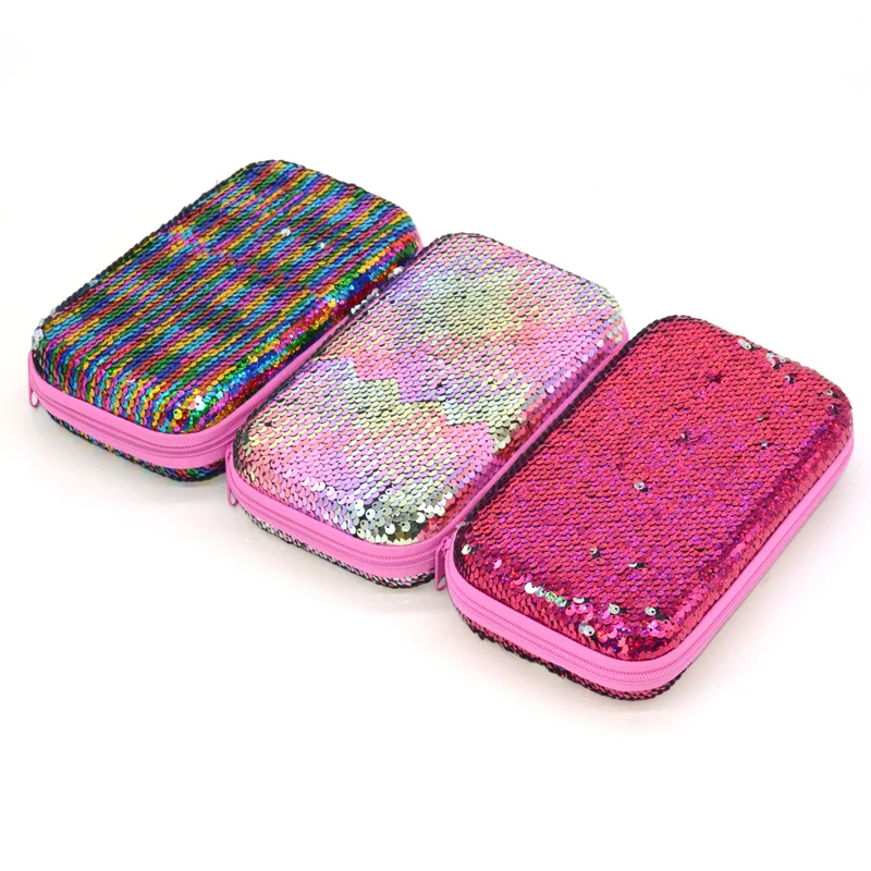Блестящий чехол для карандашей EVA estuche escolar красочный женский школы stylo kalem kutusu