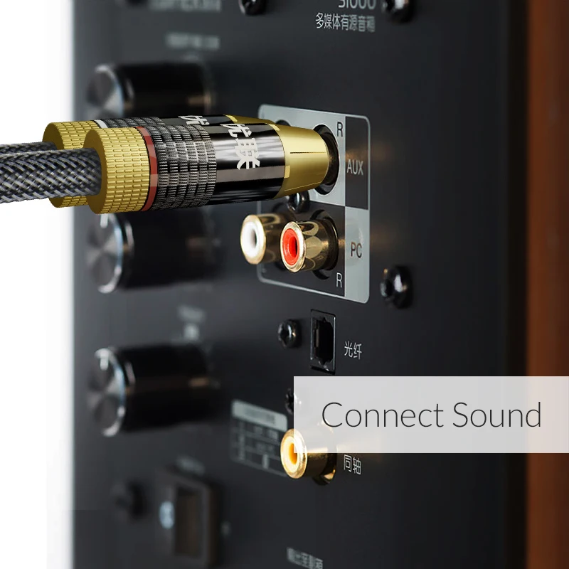 Превосходный аудиокабель Unnlink HIFI 2RCA на 2 RCA 0 5 м 1 3 10 для сабвуфера динамиков