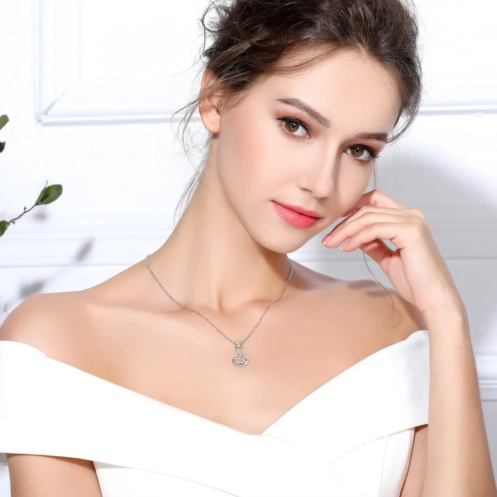 Кулон в виде лебедя из серебра 100% пробы с Королевской короной | Украшения и