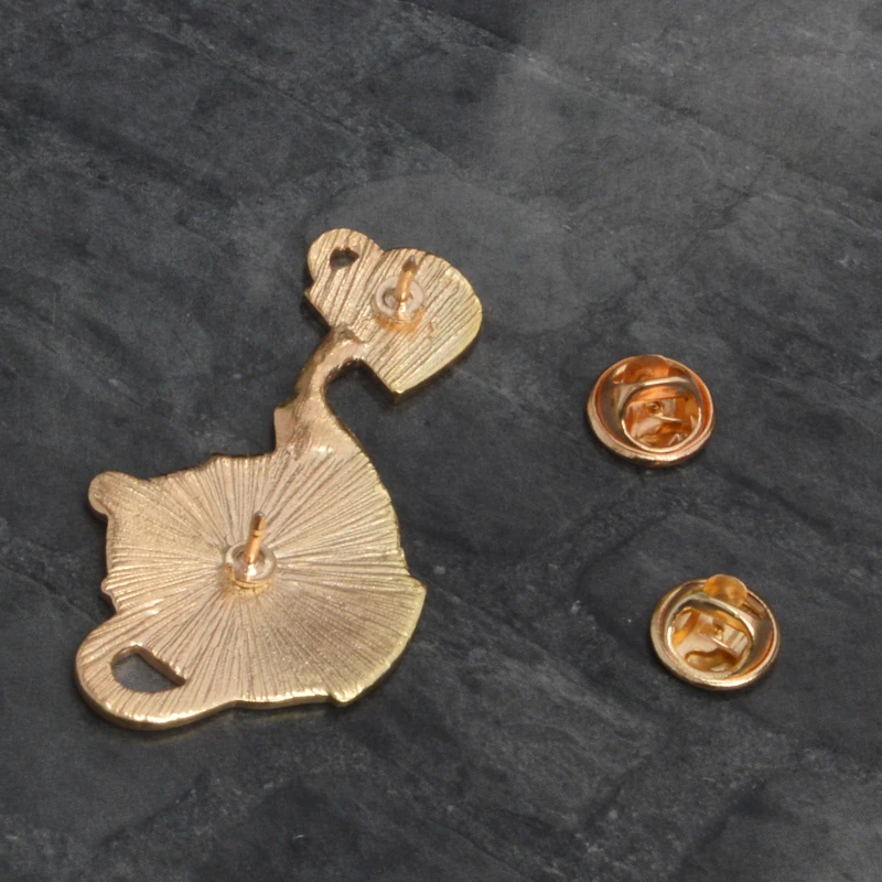 

QIHE JEWELRY Fish Tea Pot Enamel pins Badges Brooches for men women Cut Kawaii Pins Backpack Hat Bag Accessories