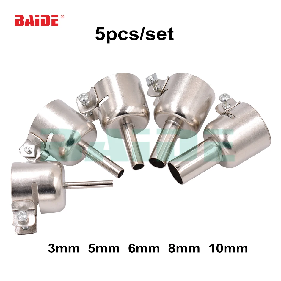 

Насадки теплового пистолета 850 952 852, комплект для пайки теплового пистолета, паяльная станция горячего воздуха высокого качества 100 шт./партия