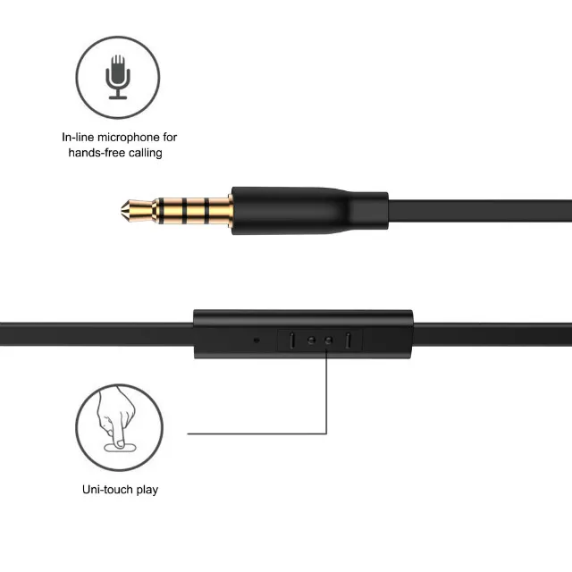 Lenovo LS118 наушники стерео вкладыши с микрофоном