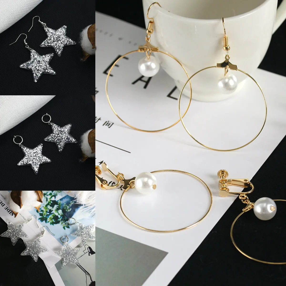 Женские серьги-подвески золотого цвета большие экстравагантные круглые серьги с