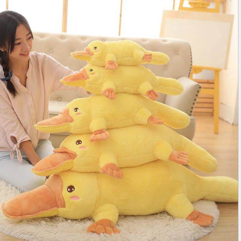 

Platypus Doll Plush Toy Pillow Pillow Big Yellow Duck Toy Cushion Cute Soft Plush Animal Doll Girl Birthday Gift Home Decoration