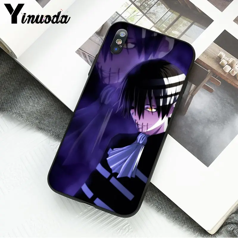 Yinuoda Death the Kid Soul Eater нарисовать красивую аксессуары для телефона чехол Apple iPhone 8 7 6 6S