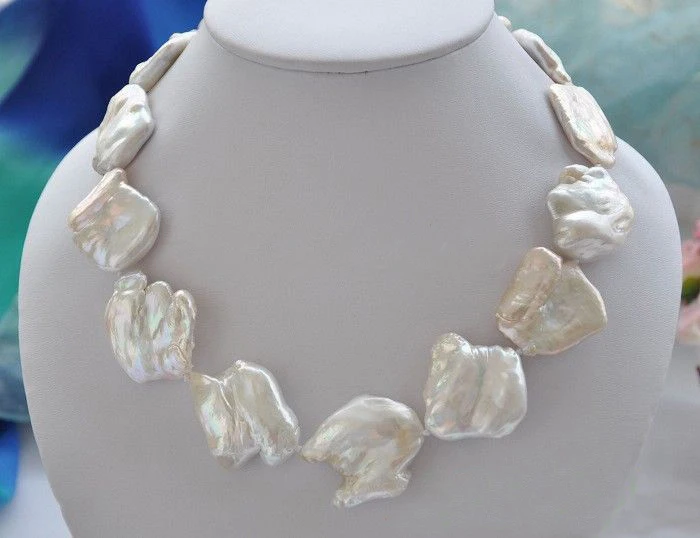 Огромное 12 мм круглое серое желтое черное ожерелье с искусственным жемчугом 17